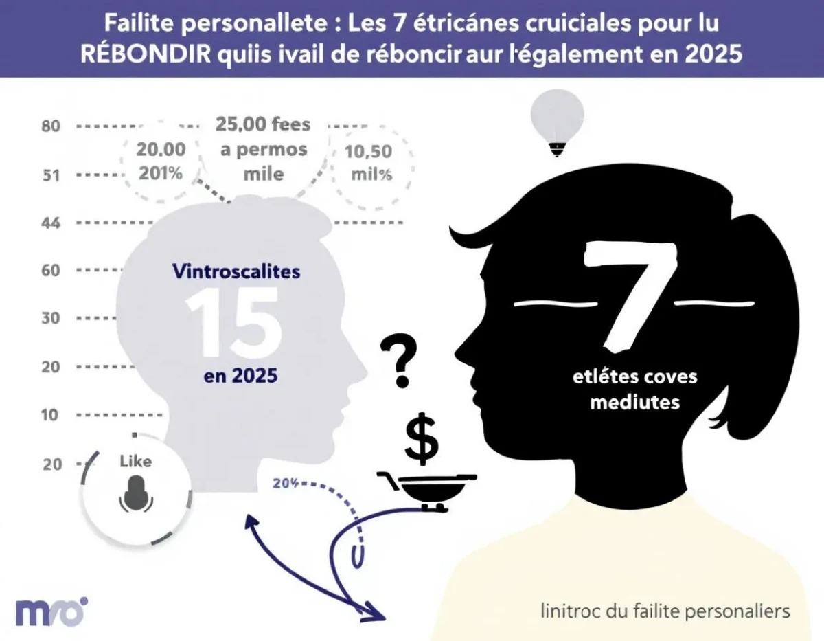 Faillite personnelle : Les 7 étapes cruciales pour rebondir légalement en 2025