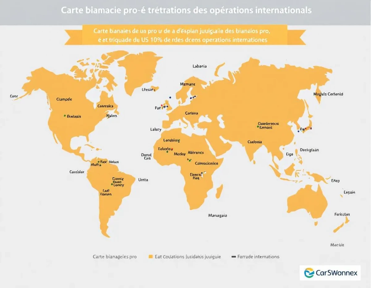 Carte bancaire pro et traitement juridique des opérations internationales