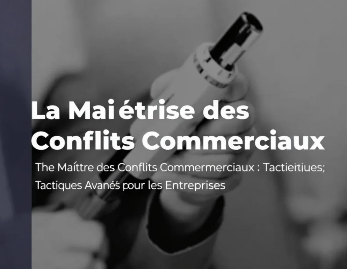 La Maîtrise des Conflits Commerciaux : Tactiques Avancées pour les Entreprises