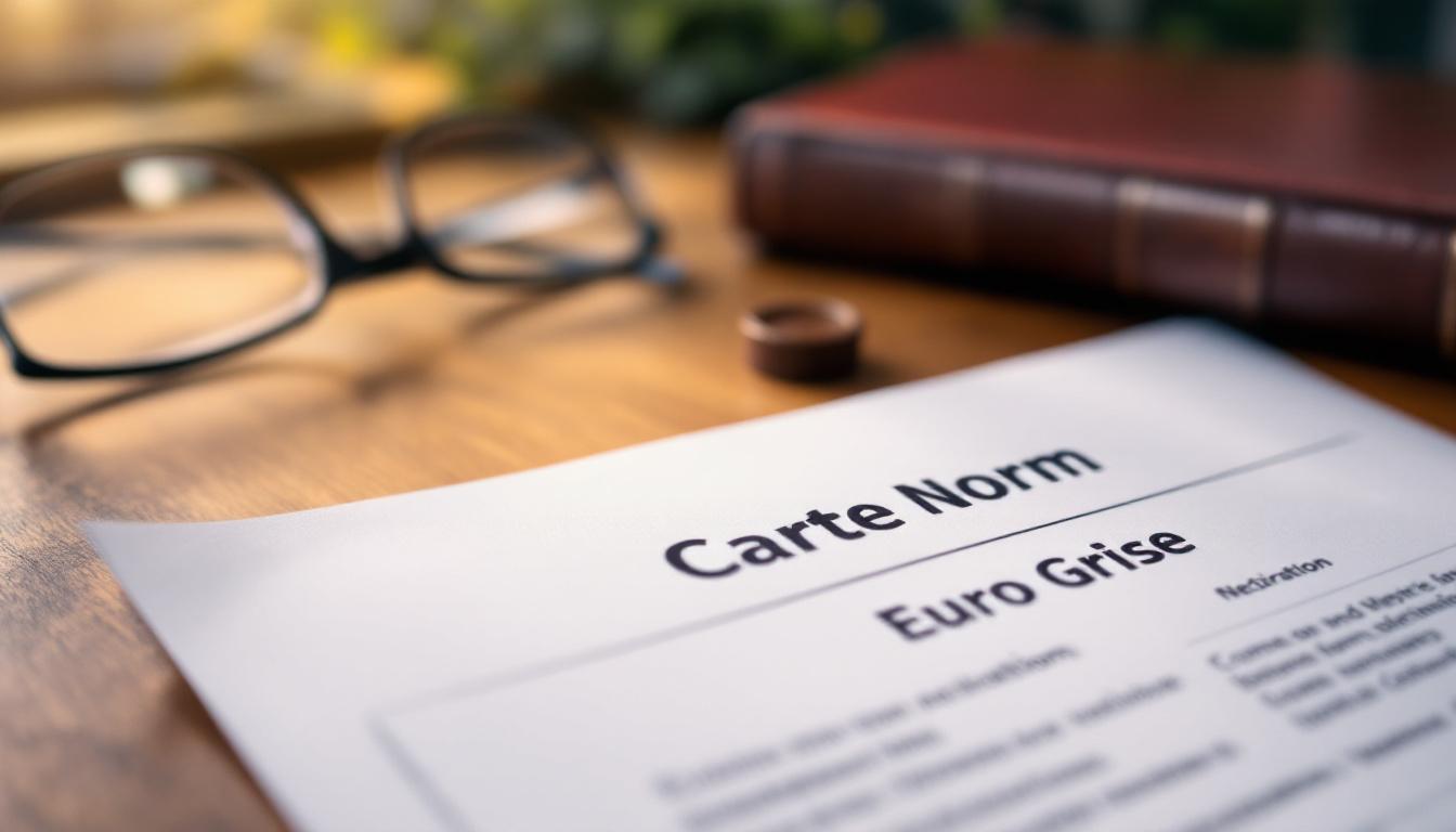 Où trouver la norme euro carte grise en 2026